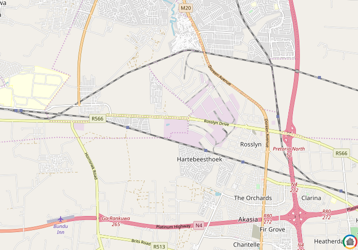 Map location of Strydfontein